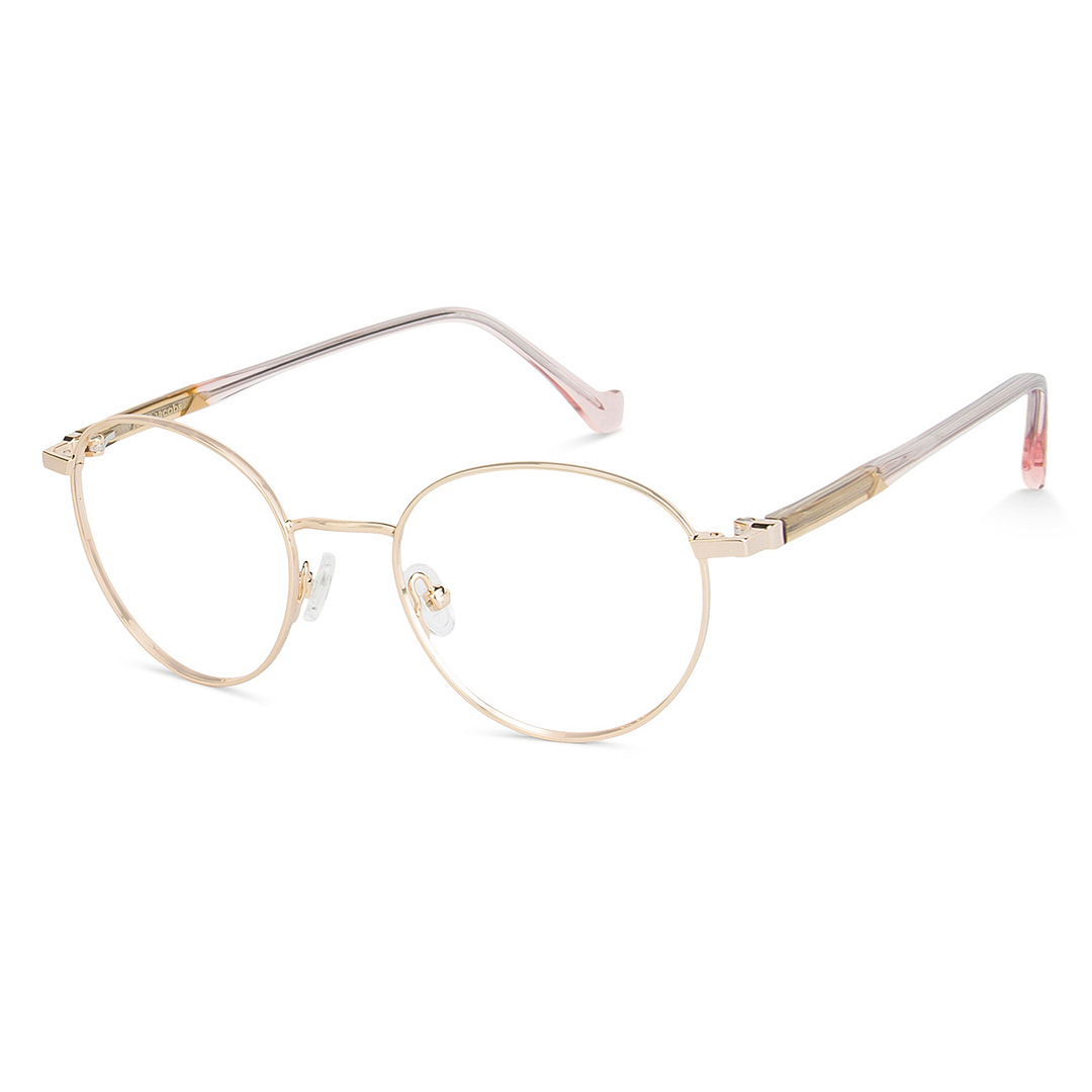 John Jacobs Gold Full Rim Cat Eye right side