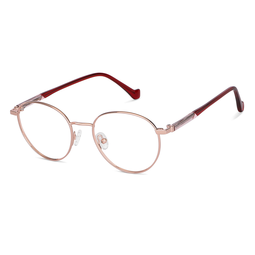 John Jacobs Online Rose Gold Full Rim Round right side