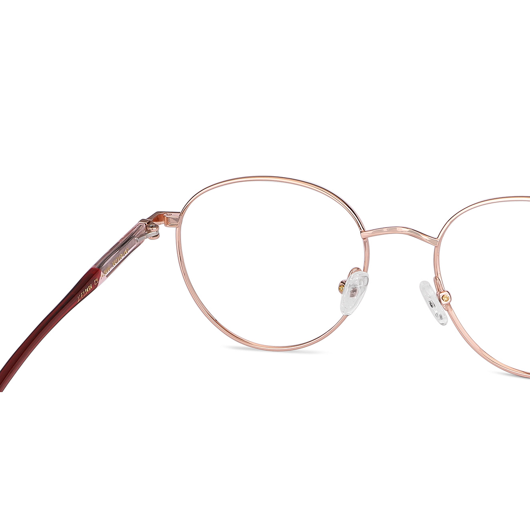 John Jacobs Online Rose Gold Full Rim Round right side