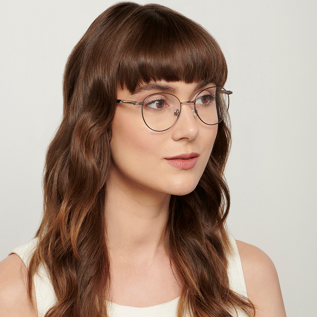 John Jacobs Online Gunmetal Full Rim Round right side