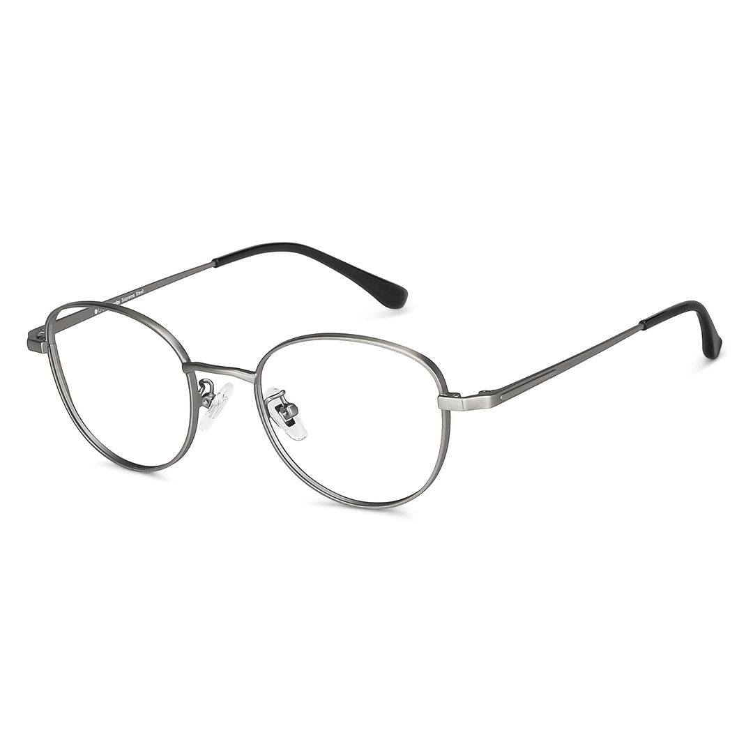 John Jacobs Online Mid Gunmetal Full Rim Round right side