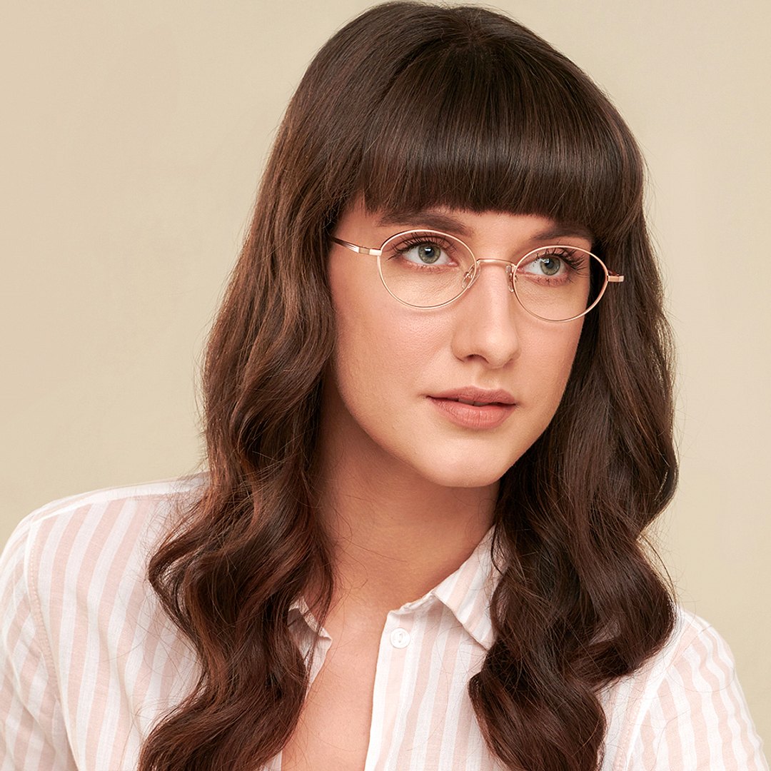 John Jacobs Gold Full Rim Round right side