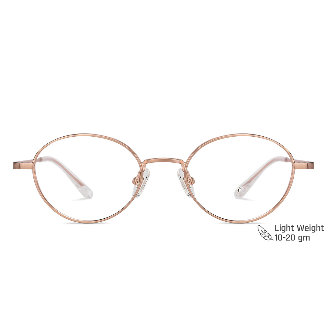 John Jacobs Gold Full Rim Round right side