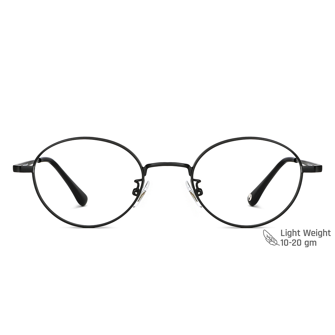 John Jacobs Online Black Full Rim Round right side