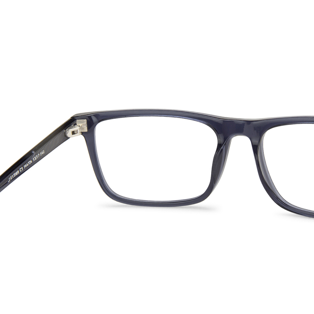 John Jacobs Online Sky Blue Full Rim Rectangle right side