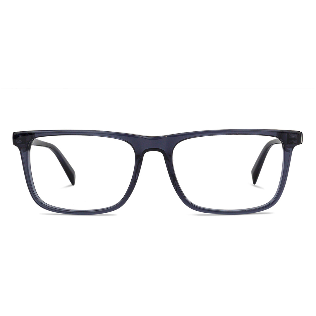 John Jacobs Online Sky Blue Full Rim Rectangle left side