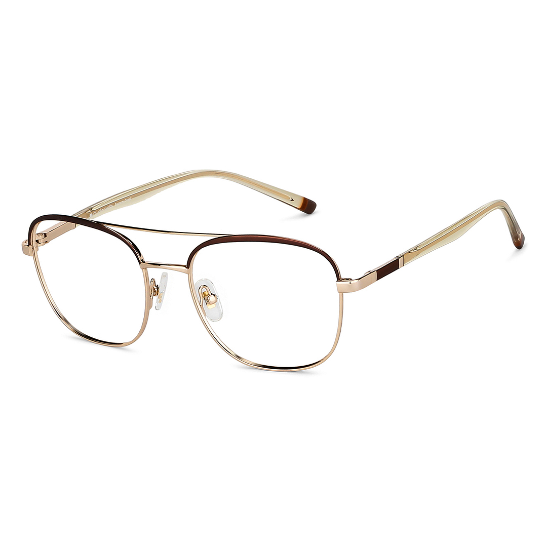 John Jacobs Online Gold Full Rim Square right side