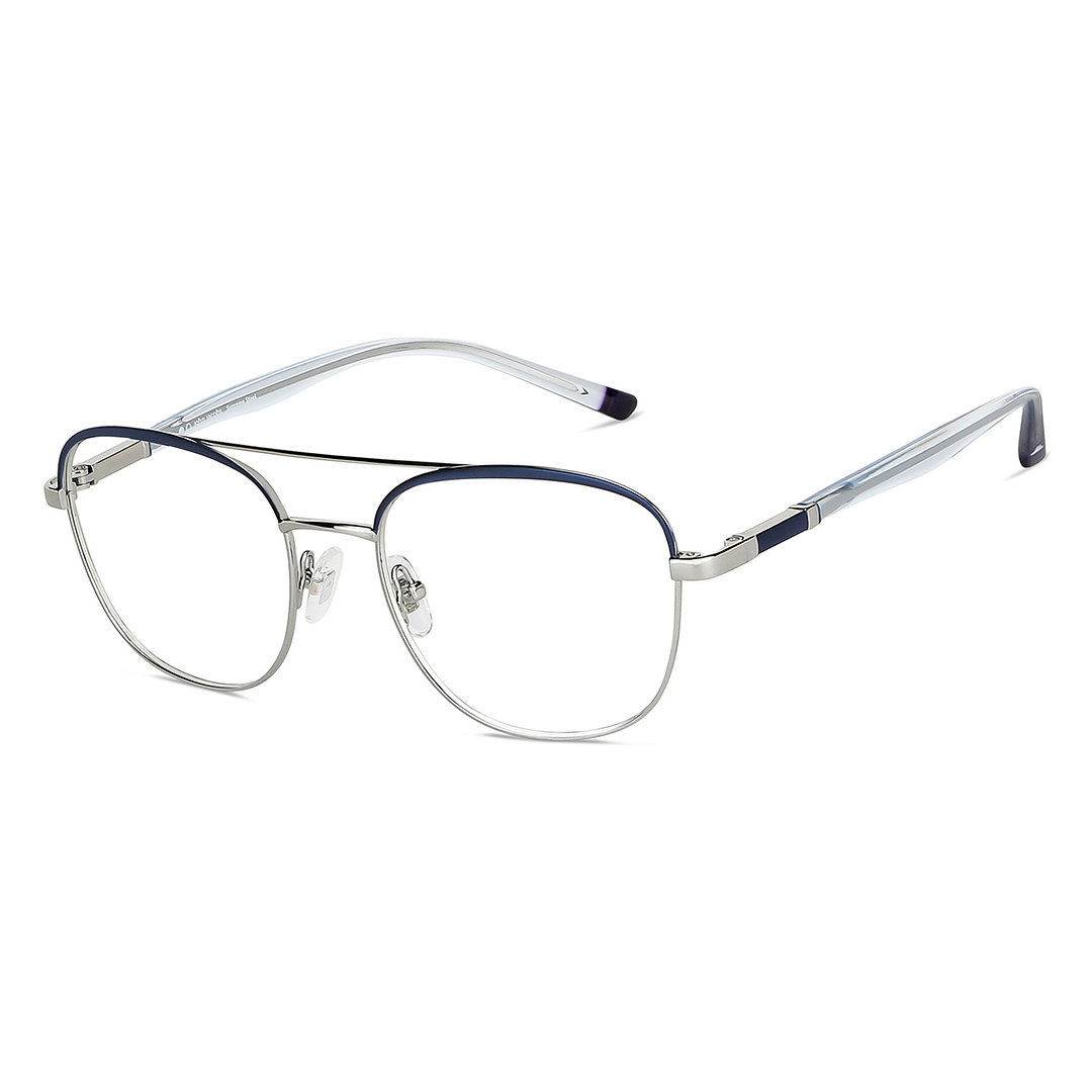 John Jacobs Online Silver Full Rim Aviator right side