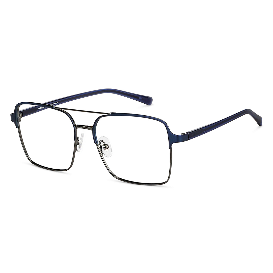 John Jacobs Mid Gunmetal Full Rim Square right side