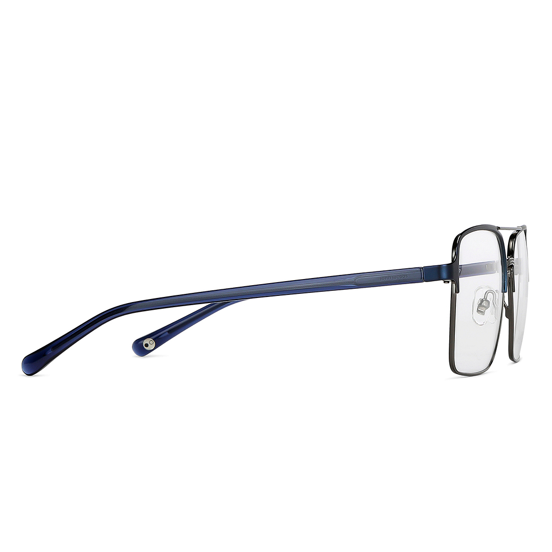 John Jacobs Mid Gunmetal Full Rim Square left side