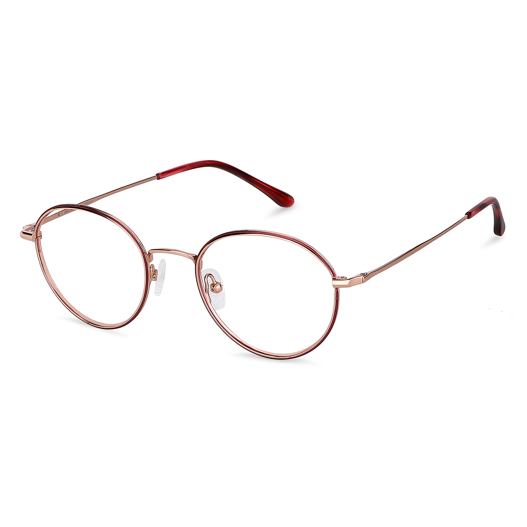John Jacobs Rose Gold Full Rim Round right side
