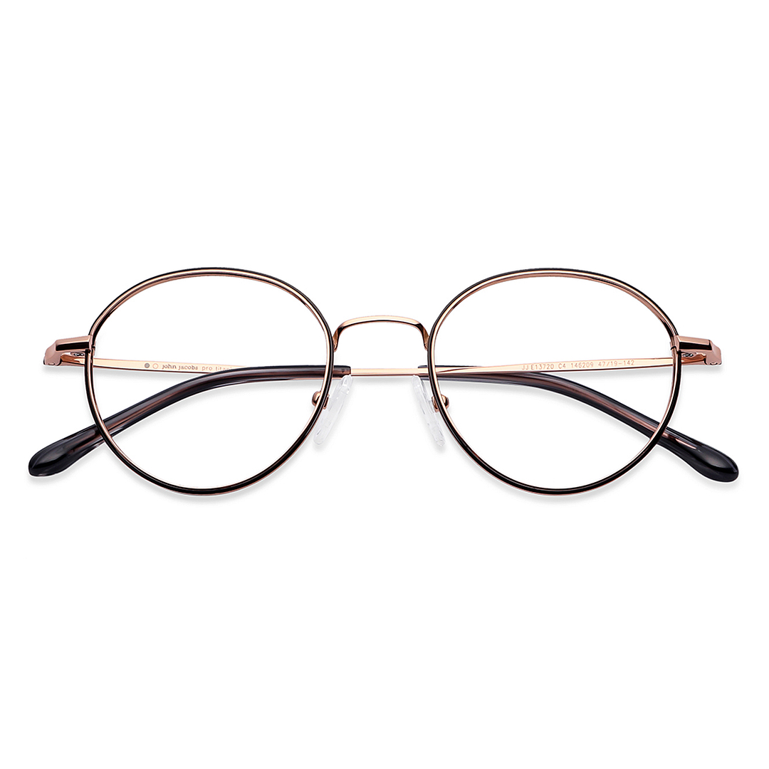 John Jacobs Online Rose Gold Full Rim Round left side