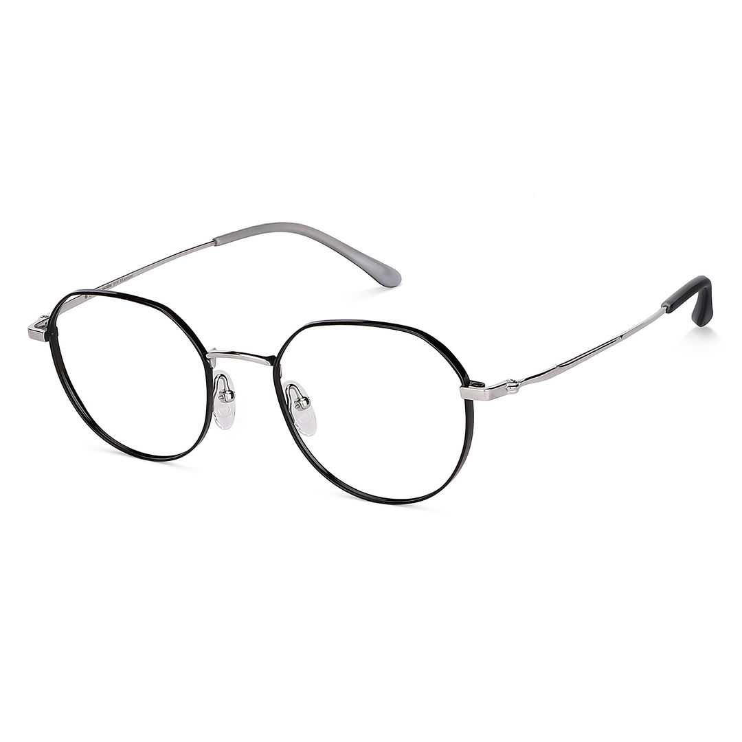 John Jacobs Dark Gunmetal Full Rim Round right side