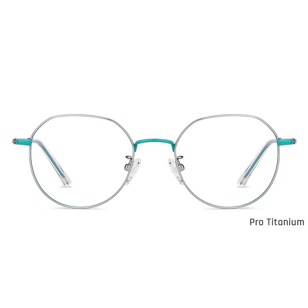 John Jacobs Online Silver Full Rim Round right side