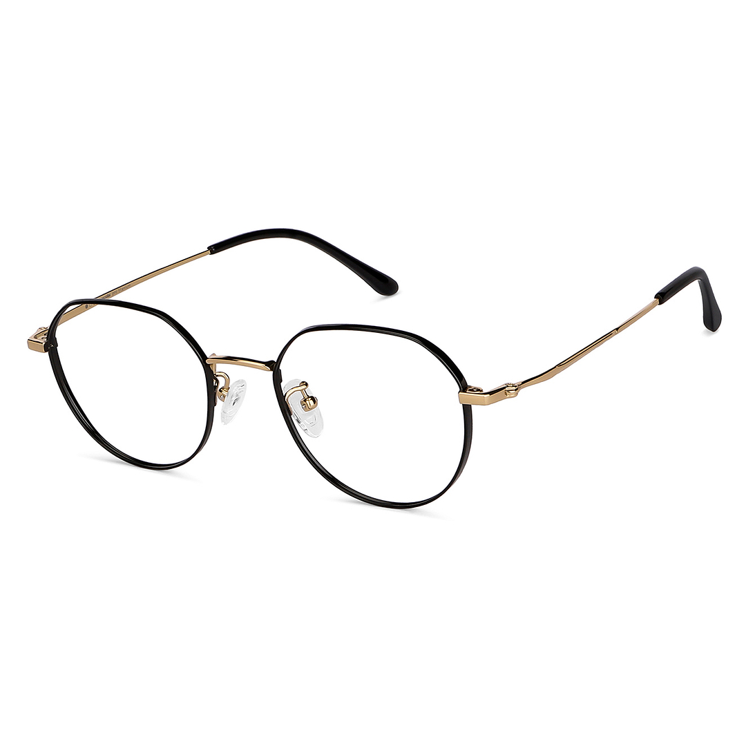 John Jacobs Black Full Rim Round right side