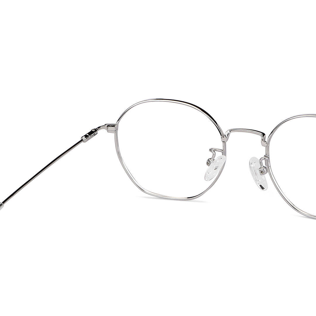 John Jacobs Online Silver Full Rim Round right side