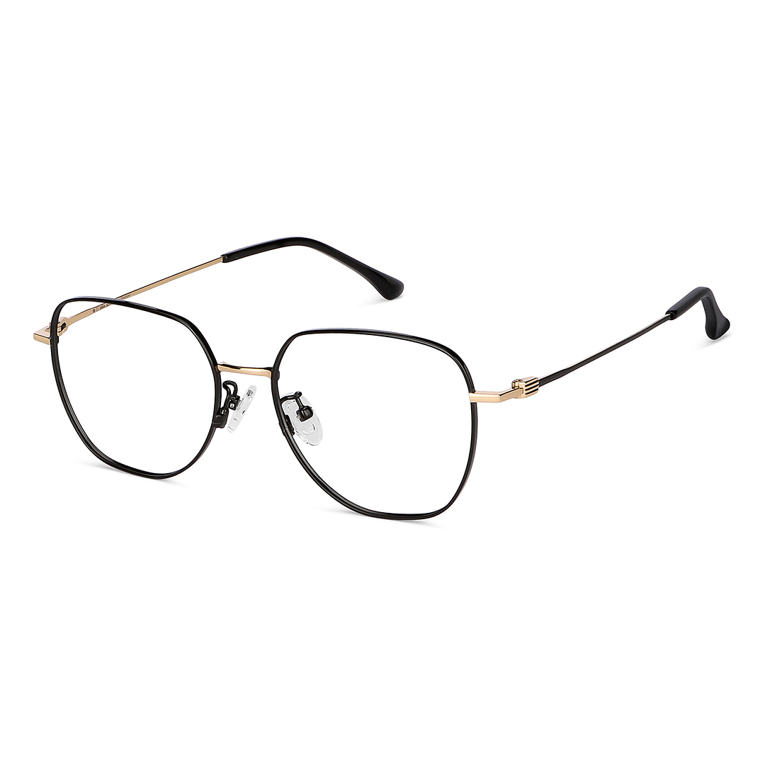 John Jacobs Black Full Rim Round right side