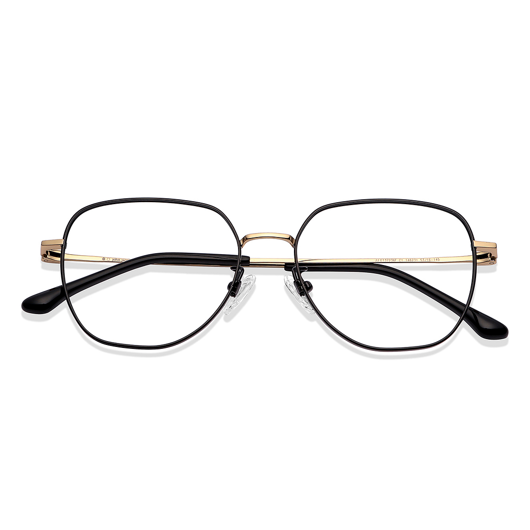 John Jacobs Black Full Rim Round left side