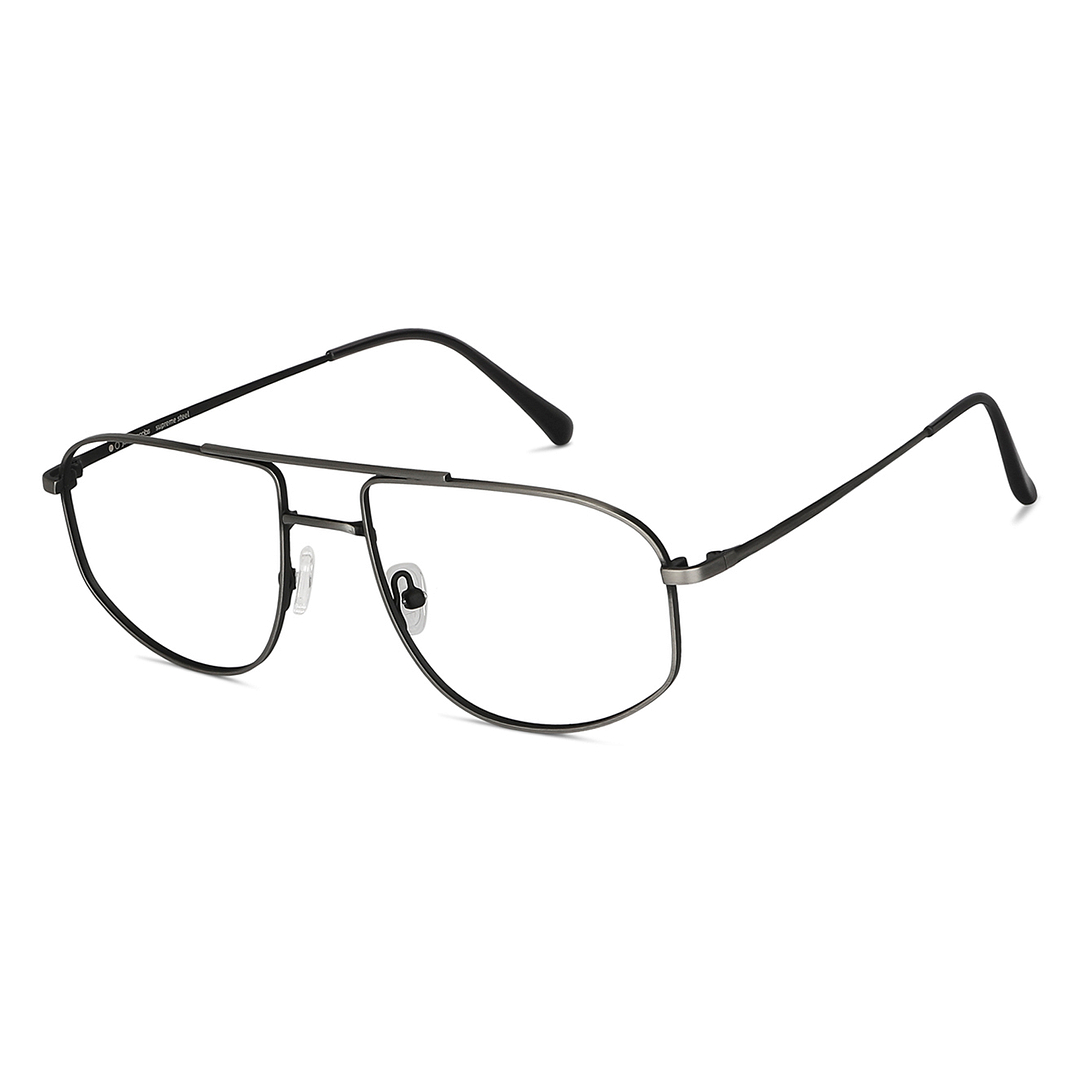 John Jacobs Online Mid Gunmetal Full Rim Square right side