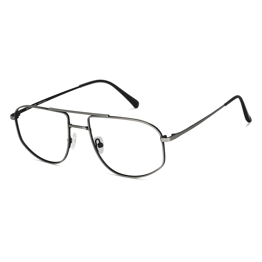 John Jacobs Online Mid Gunmetal Full Rim Square right side