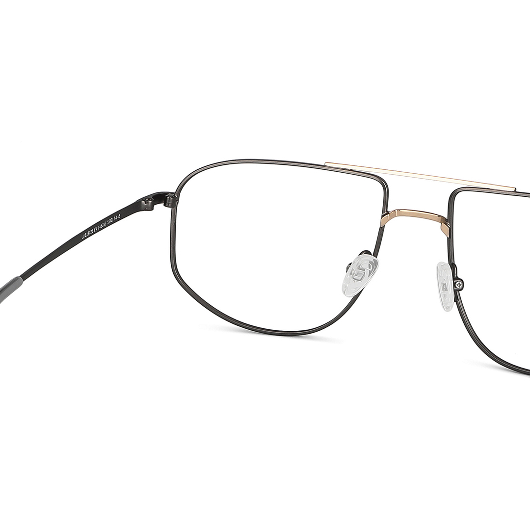 John Jacobs Online Gold Full Rim Square right side