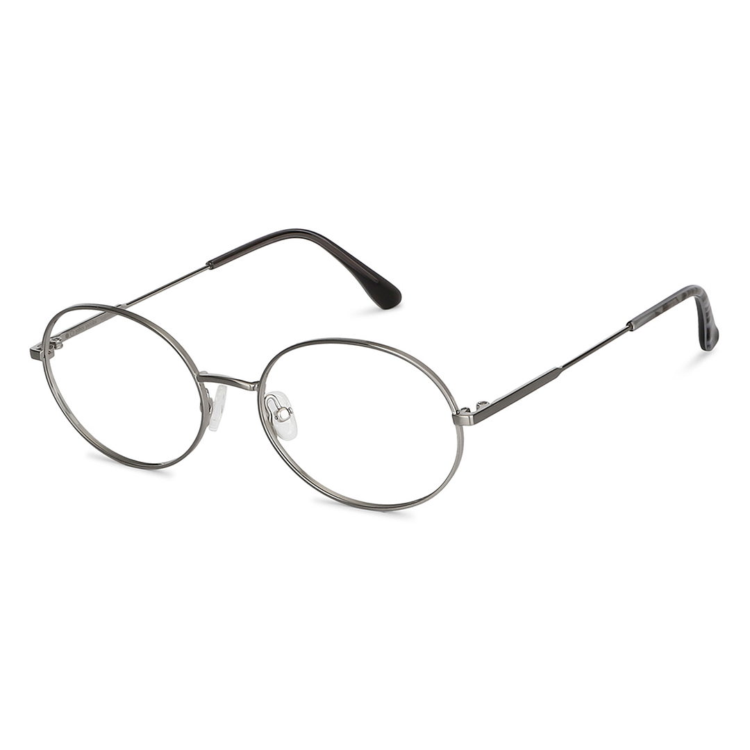 John Jacobs Online Silver Full Rim Round right side