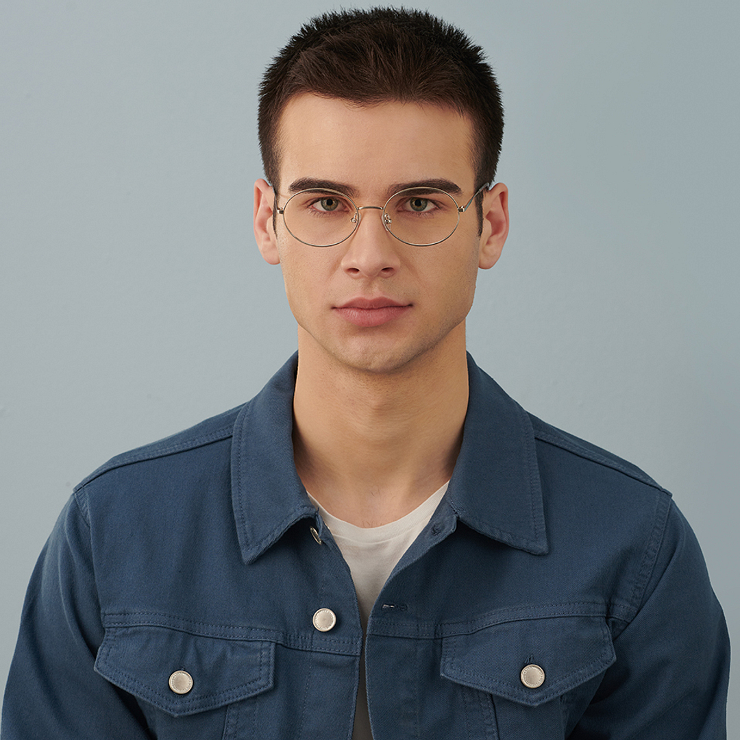 John Jacobs Online Silver Full Rim Round right side