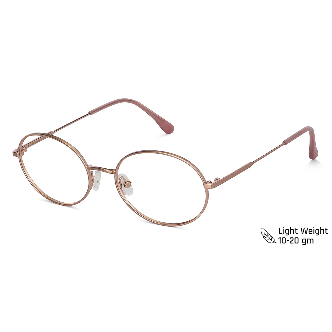 John Jacobs Online Gold Full Rim Round right side