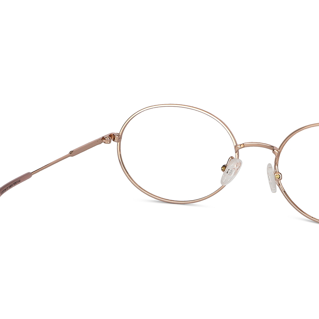 John Jacobs Online Gold Full Rim Round right side