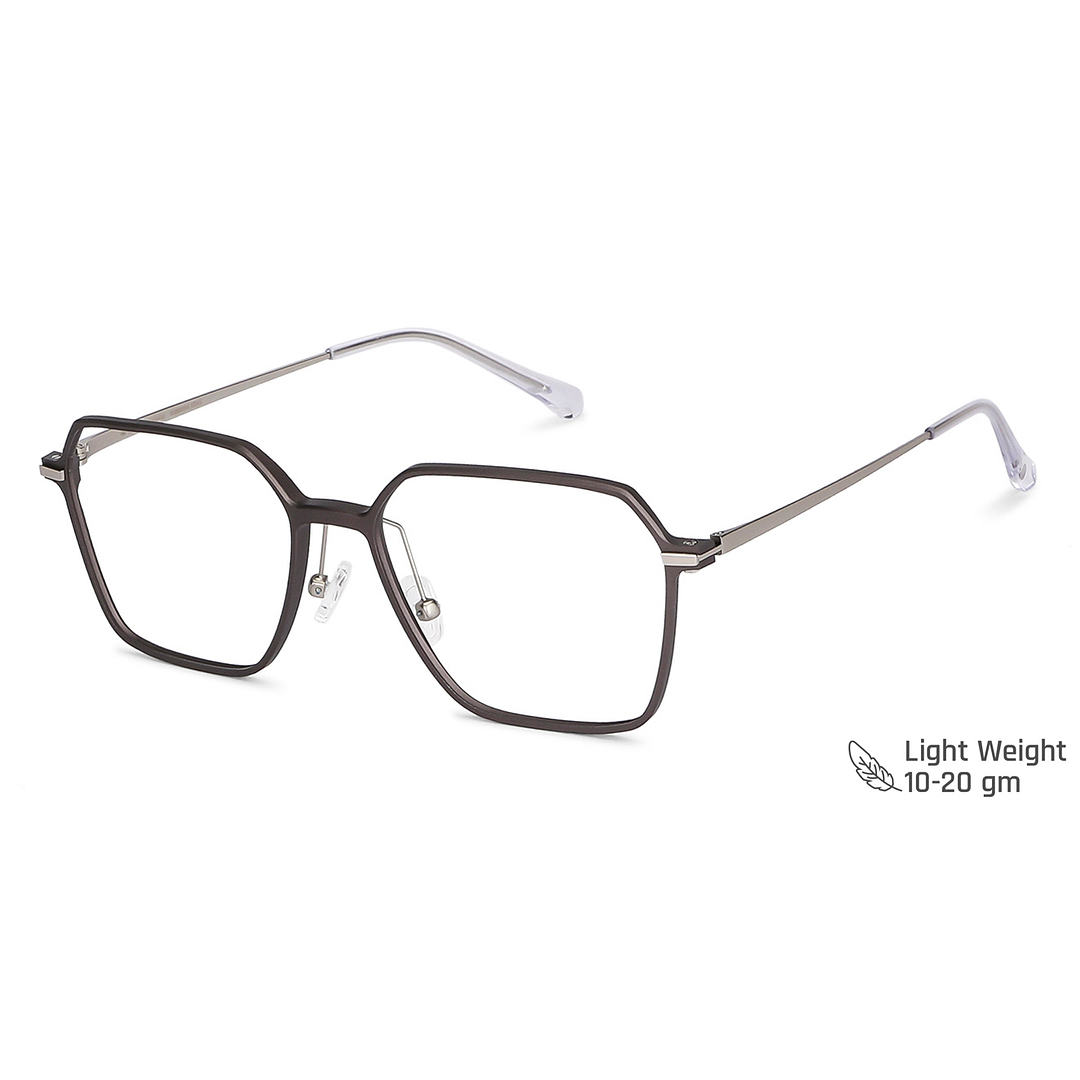 John Jacobs Light Brown Full Rim Square right side