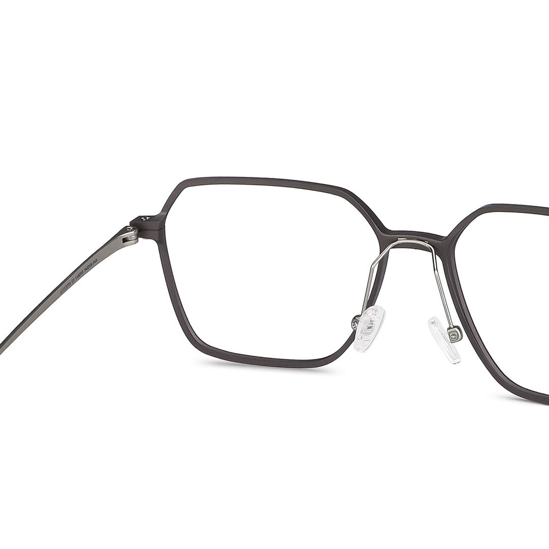 John Jacobs Light Brown Full Rim Square right side