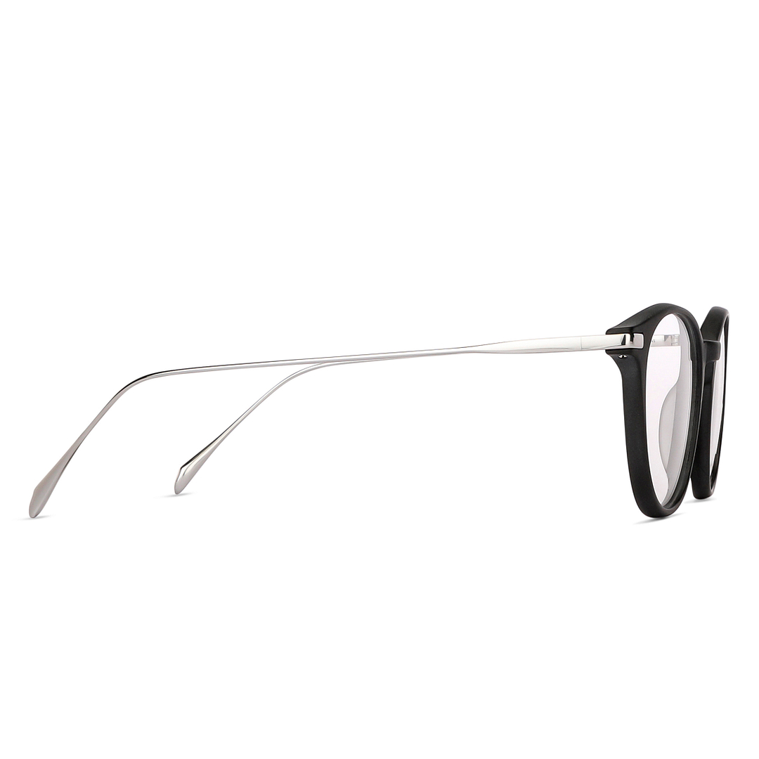 John Jacobs Black Full Rim Round left side