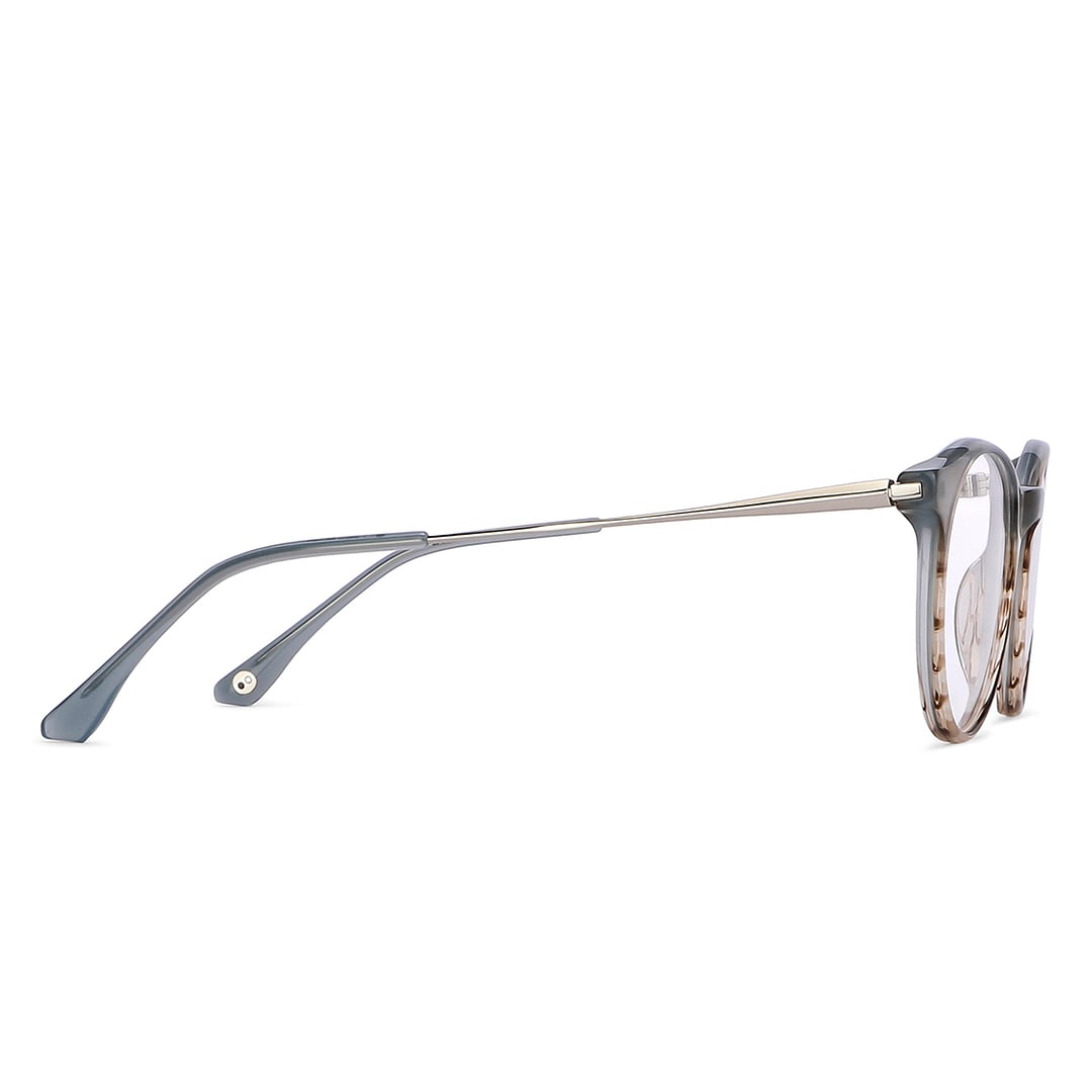 John Jacobs Dark Gray Full Rim Round left side