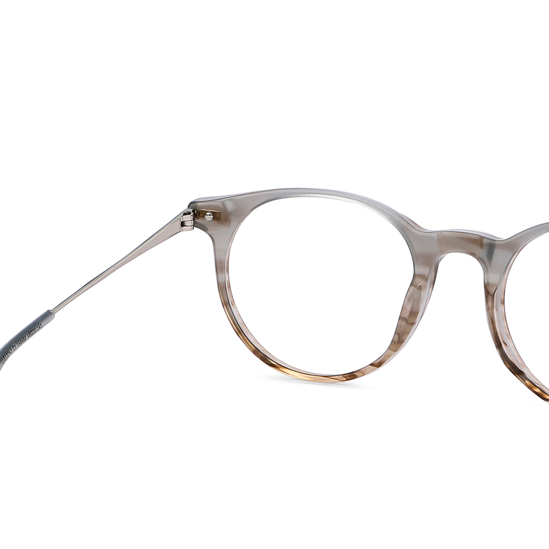 John Jacobs Dark Gray Full Rim Round right side