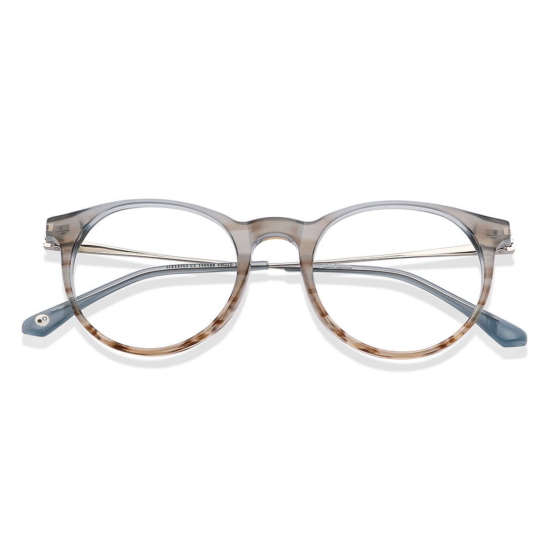 John Jacobs Dark Gray Full Rim Round left side