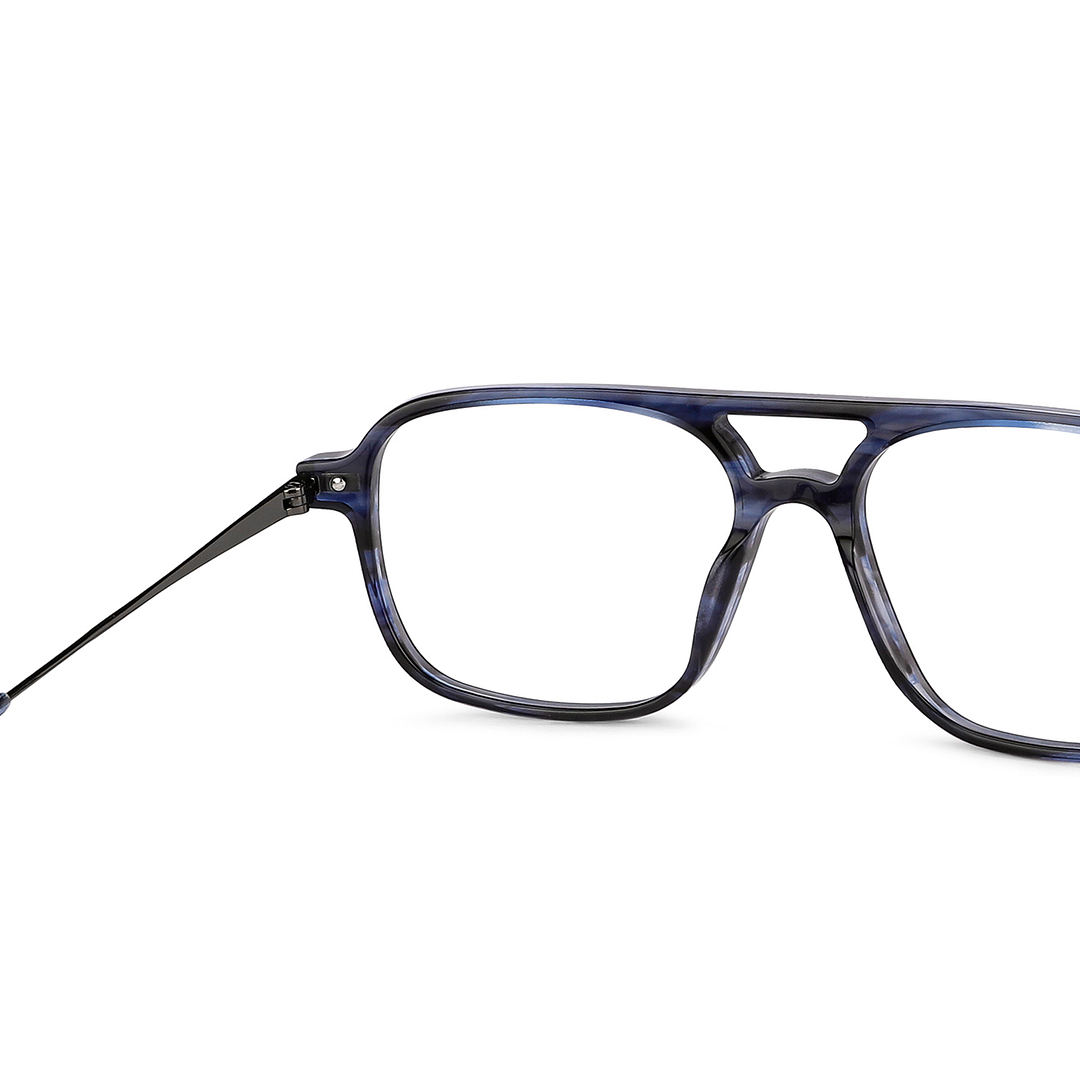 John Jacobs Online Sky Blue Full Rim Square right side