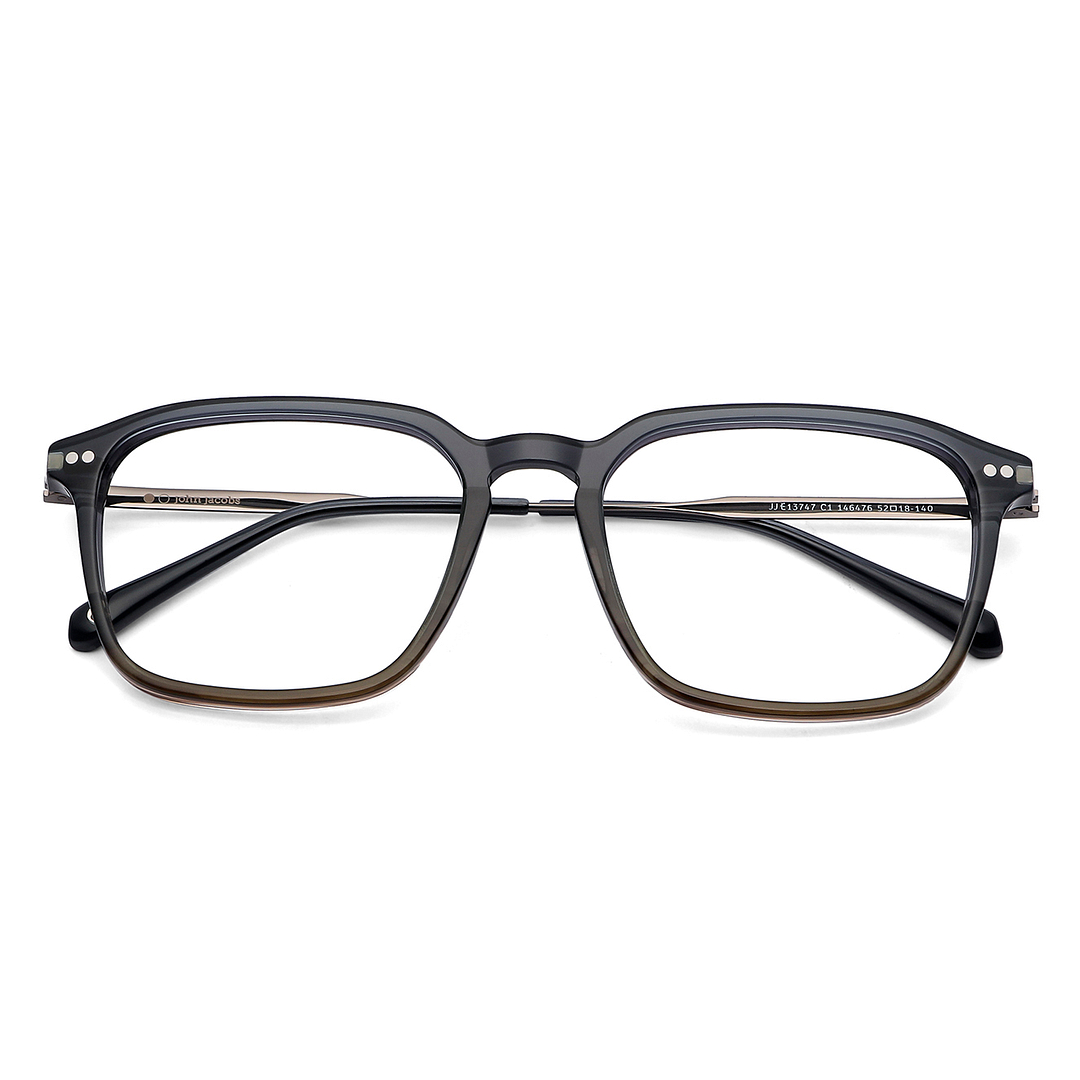 John Jacobs Online Light Brown Full Rim Square left side