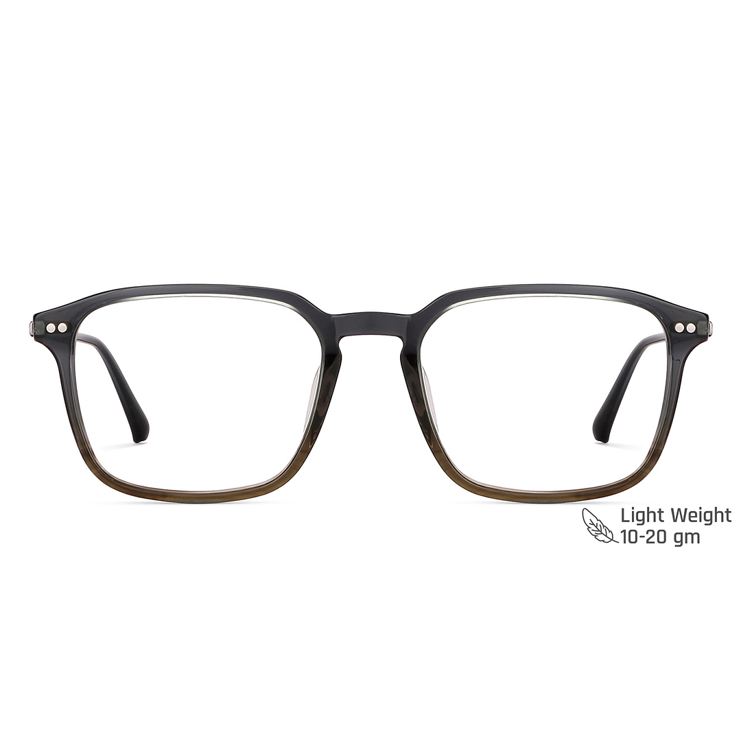 John Jacobs Online Light Gray Full Rim Square right side