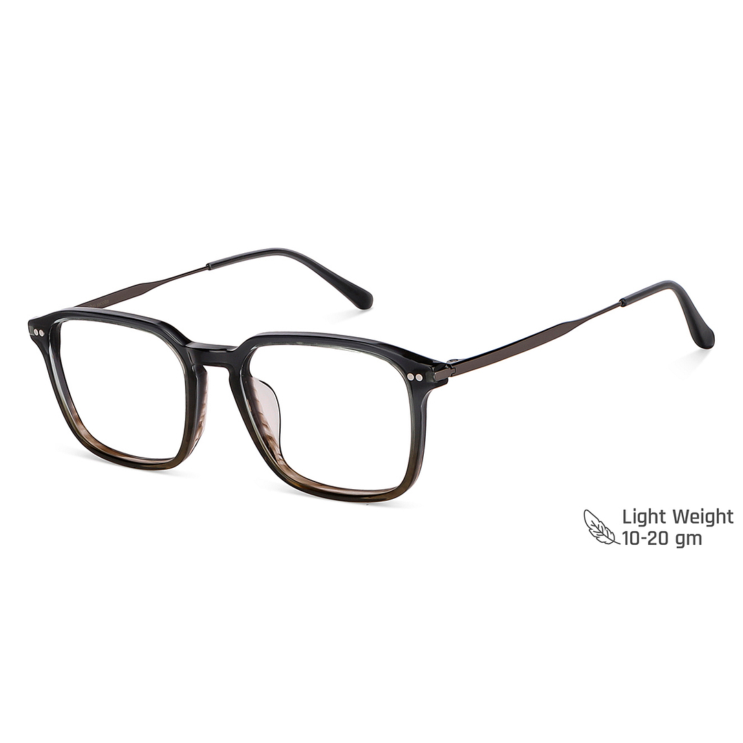 John Jacobs Online Light Gray Full Rim Square left side