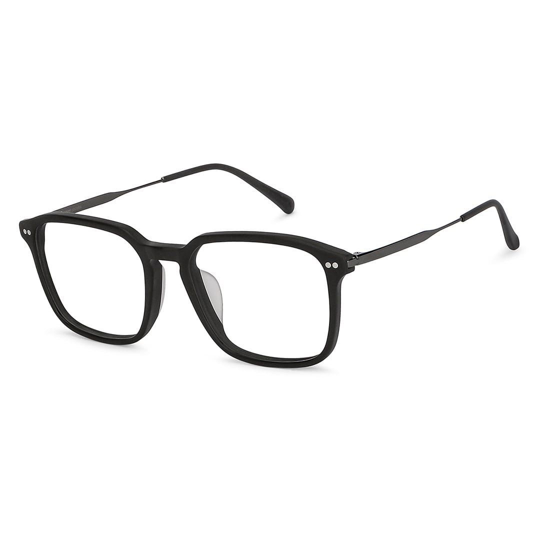 John Jacobs Online Black Full Rim Square right side