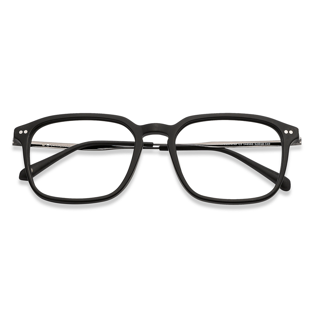 John Jacobs Online Black Full Rim Square left side