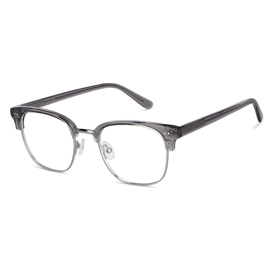 John Jacobs Online Silver Full Rim Clubmaster right side