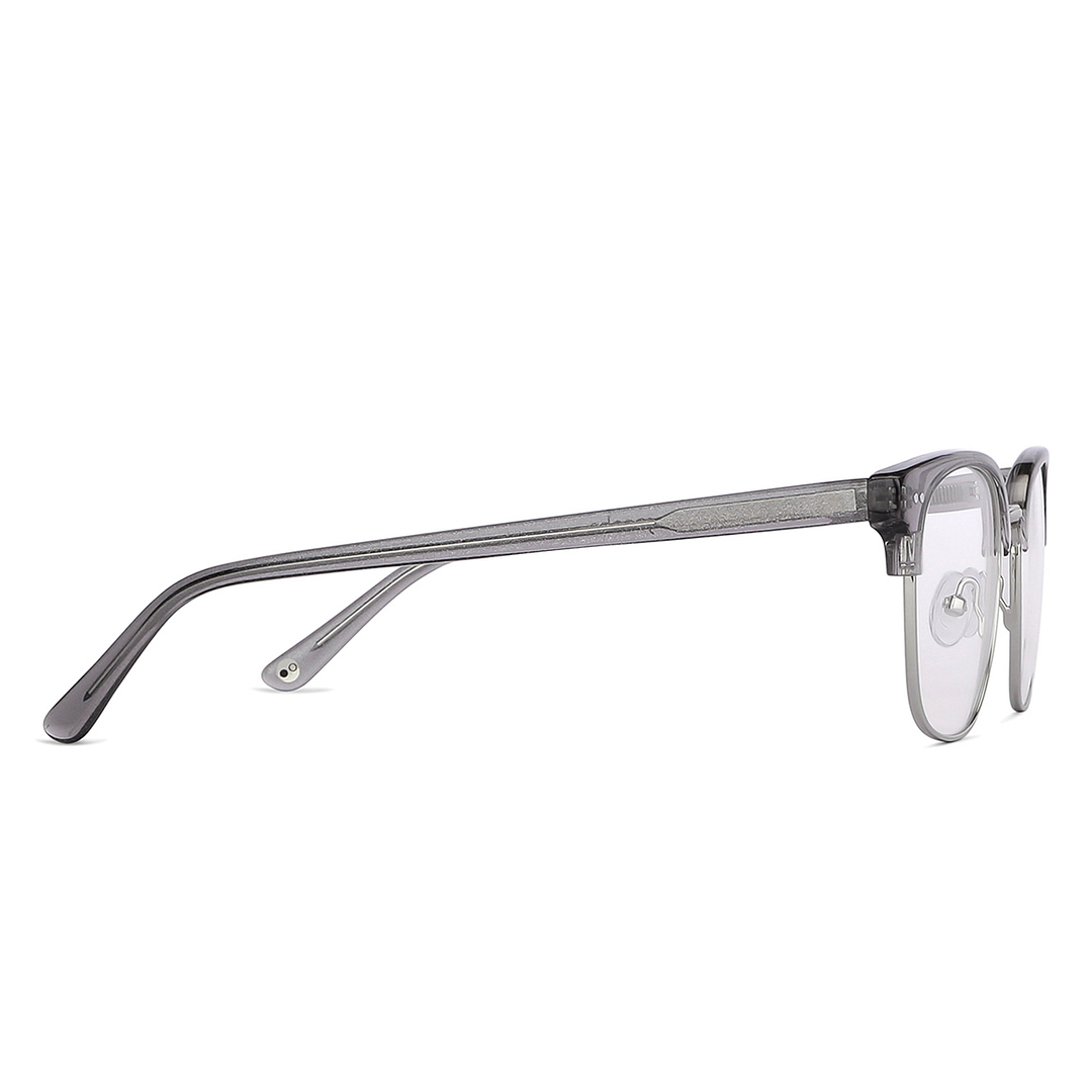 John Jacobs Online Silver Full Rim Clubmaster left side