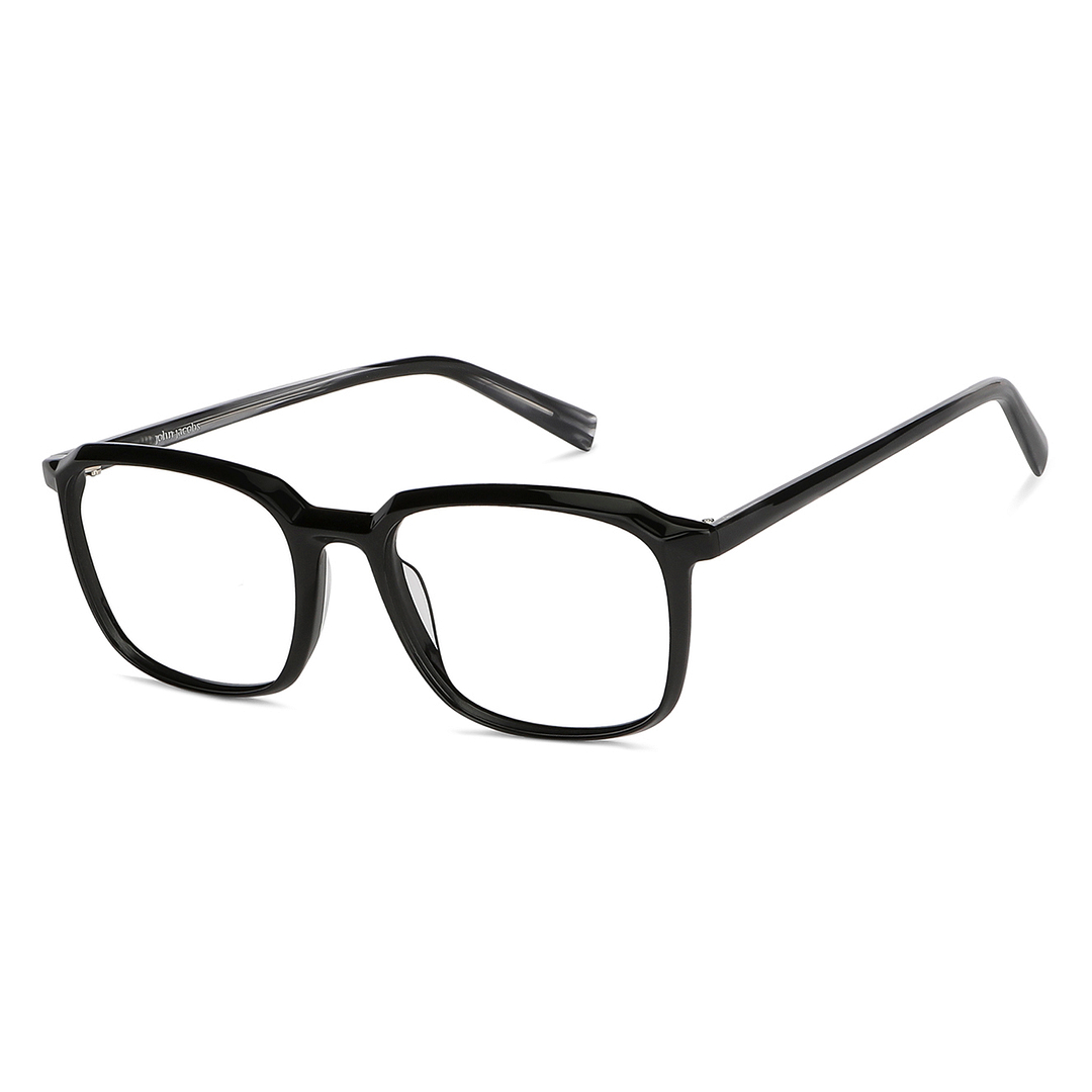 John Jacobs Online Black Full Rim Square left side