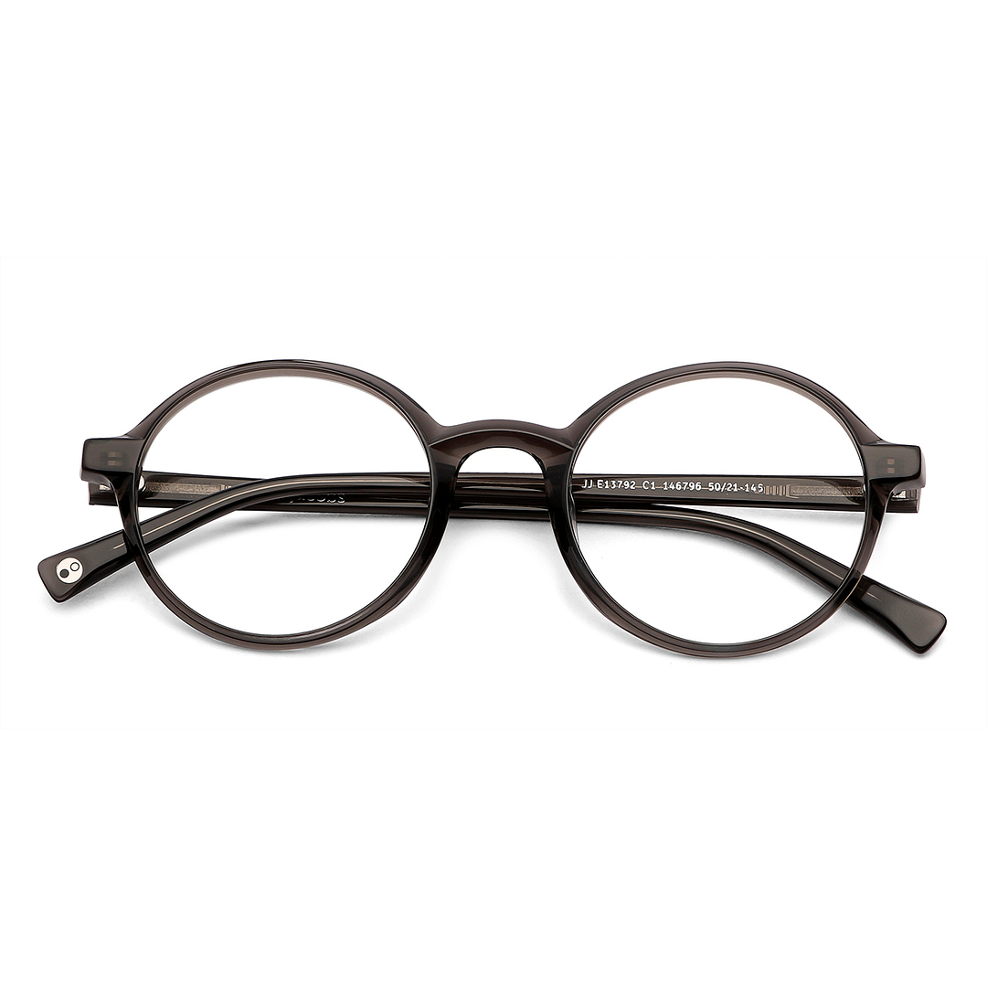 John Jacobs Gray Full Rim Round left side