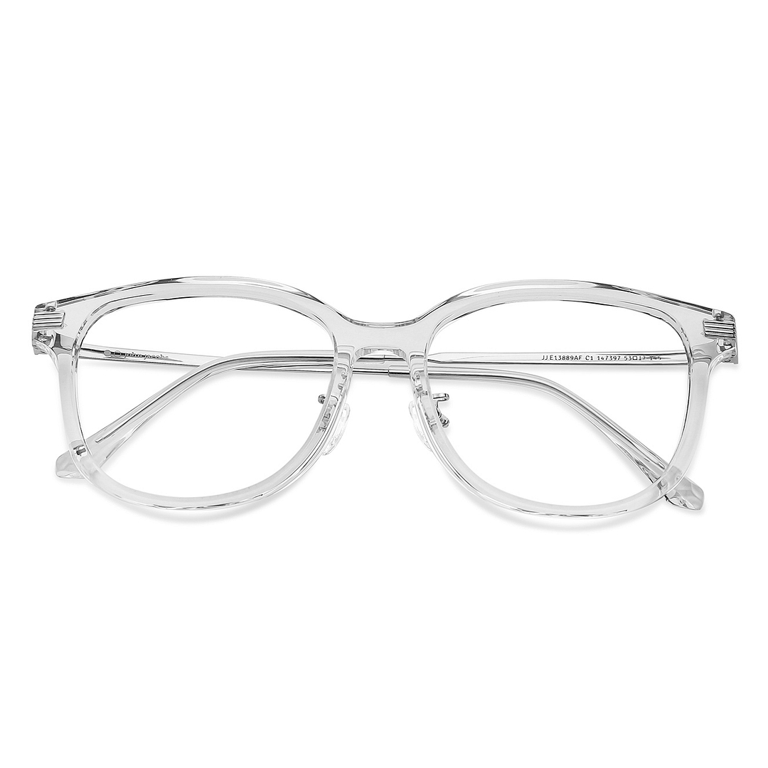 John Jacobs Online Crystal Transparent Full Rim Round right side