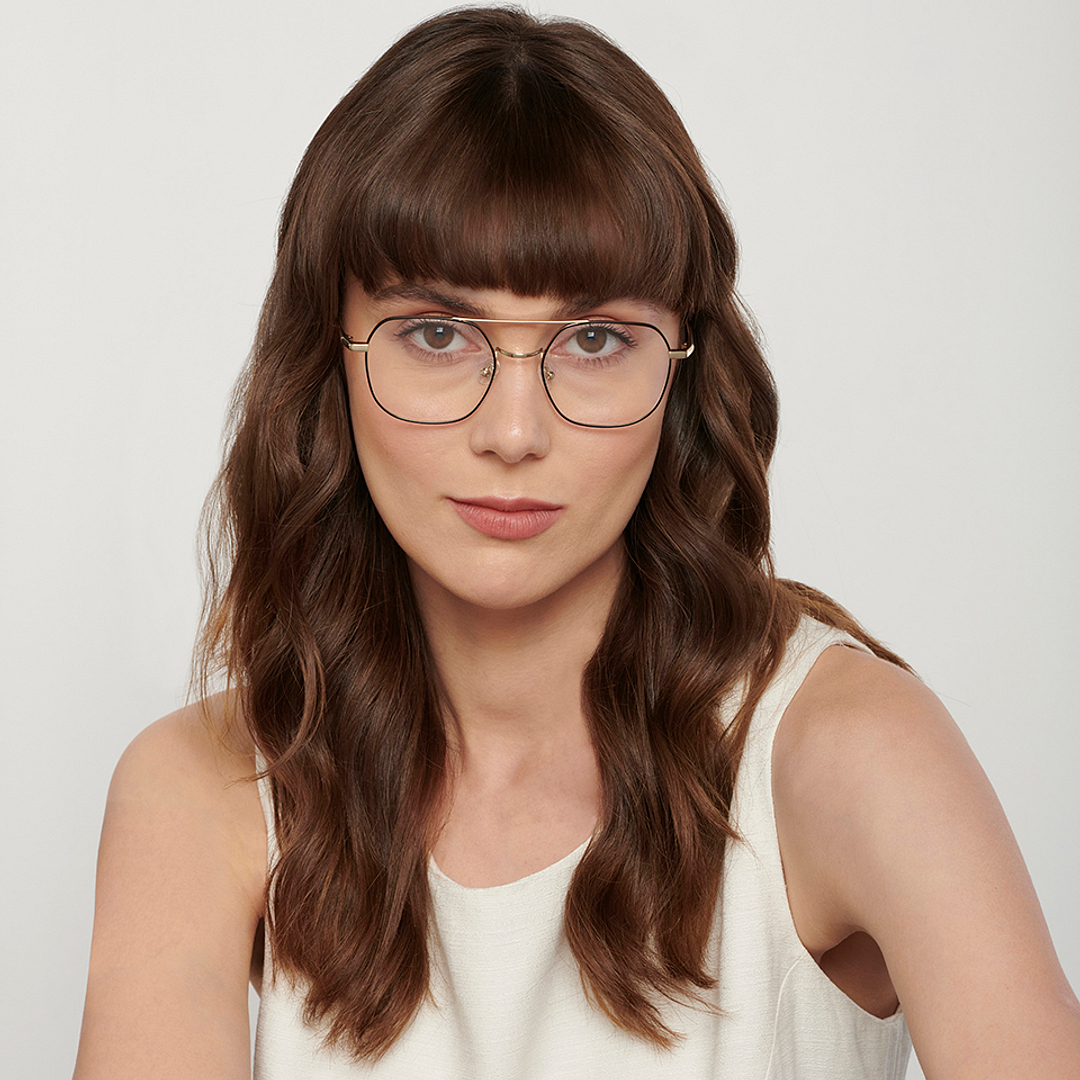 John Jacobs Online Black Full Rim Square left side