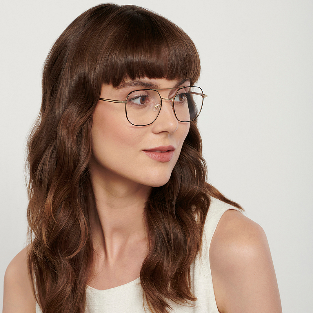 John Jacobs Online Black Full Rim Square right side