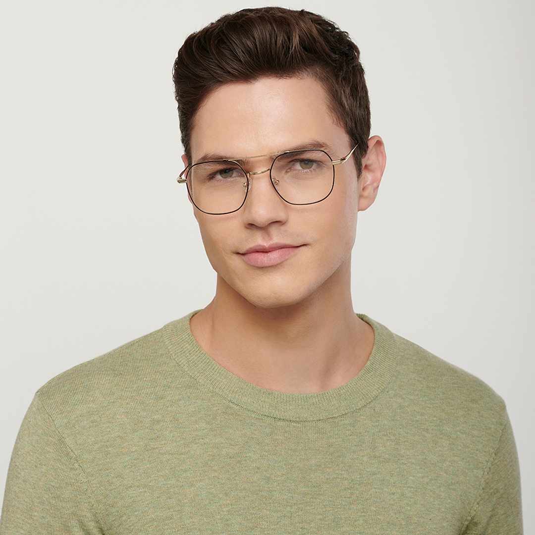 John Jacobs Online Black Full Rim Square right side