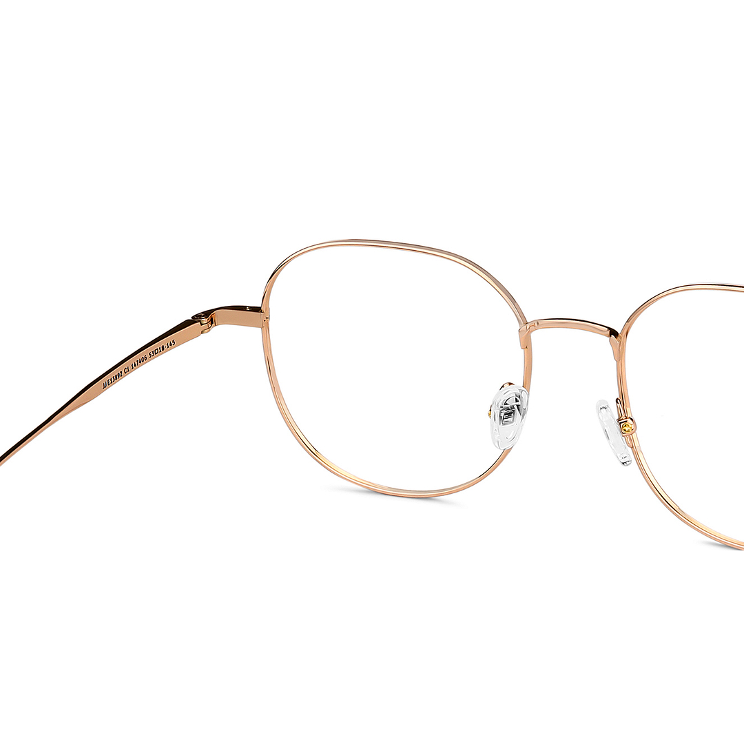 John Jacobs Online Gold Full Rim Round right side